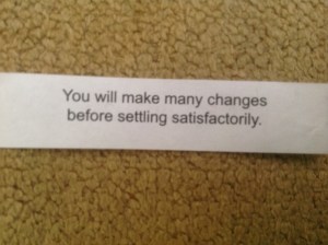 Fortune cookie wisdom